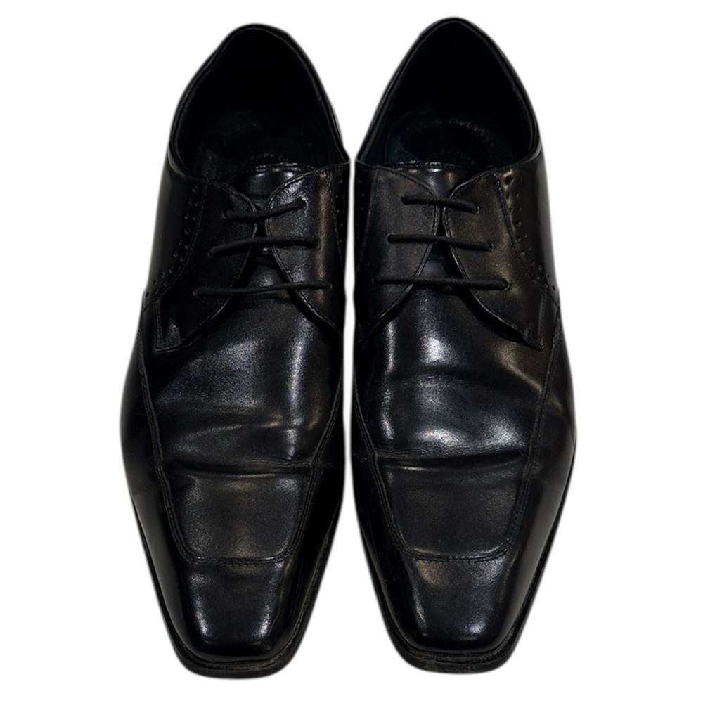 Men's Black Leather Dressy Shoes